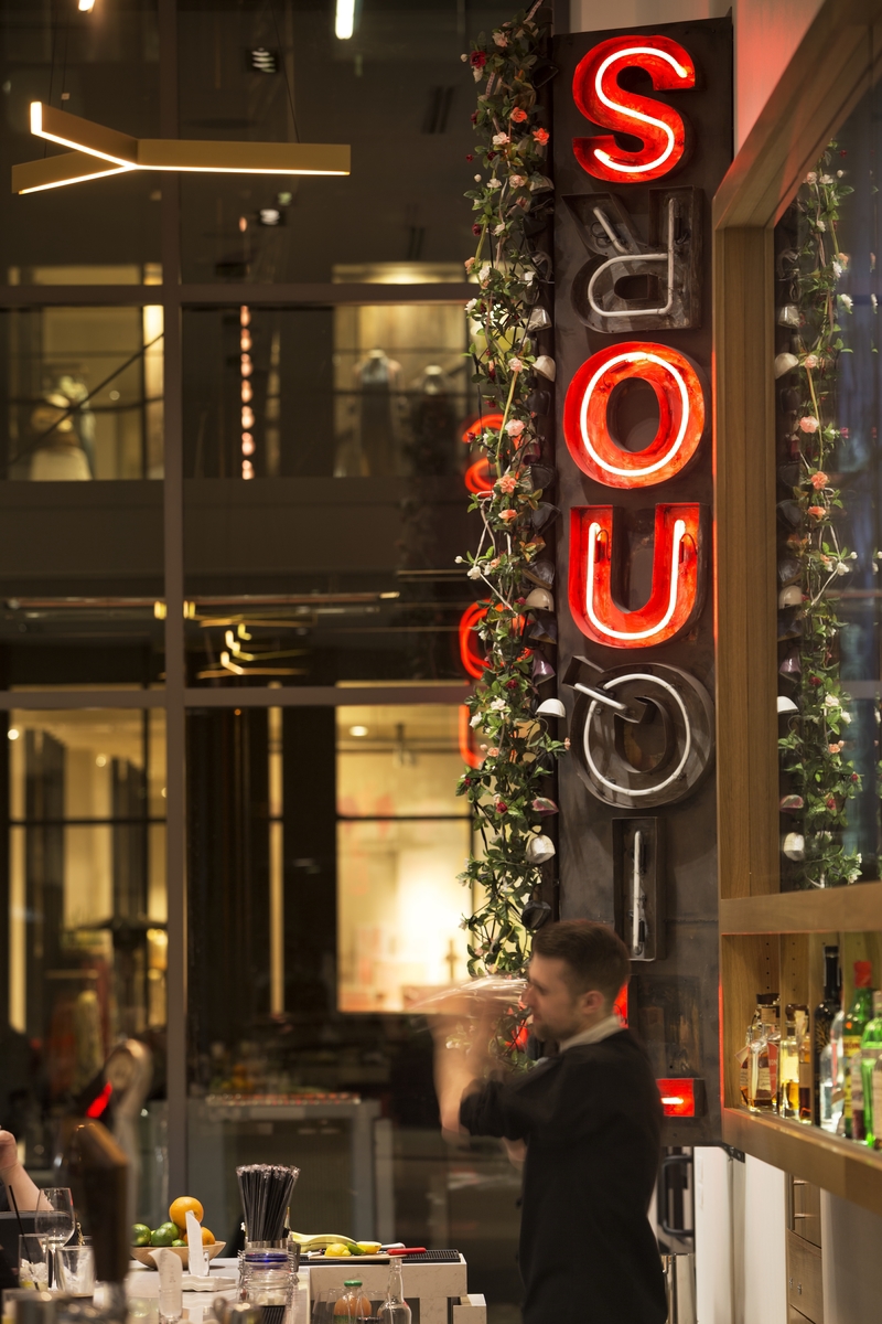 Soul Bar Making Drink Short North, Columbus Ohio