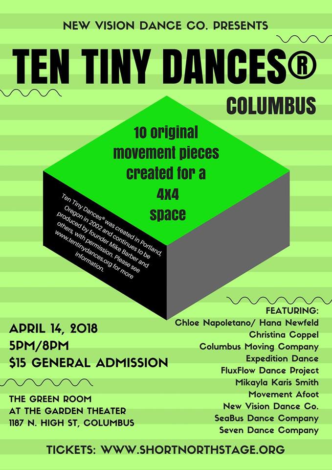 Ten Tiny Dances Garden Theater Short North Columbus Ohio