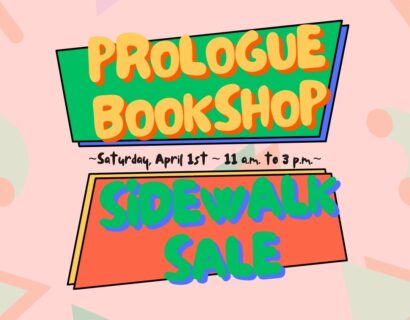 Prologue Bookshop: Sidewalk Sale