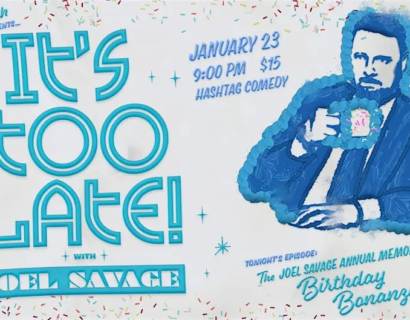 Hashtag Comedy Presents: It's Too Late with Joel Savage