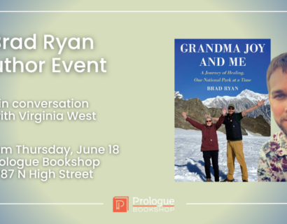 Author Brad Ryan in conversation with Virginia West