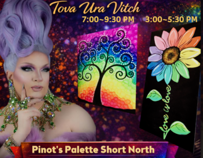 Paint with a Drag Queen at Pinot's Palette Short North